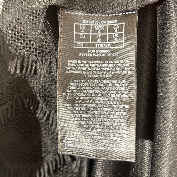 Guess Black Scalloped Dress
Style #W42GDFMP450 - Picture 5 of 5